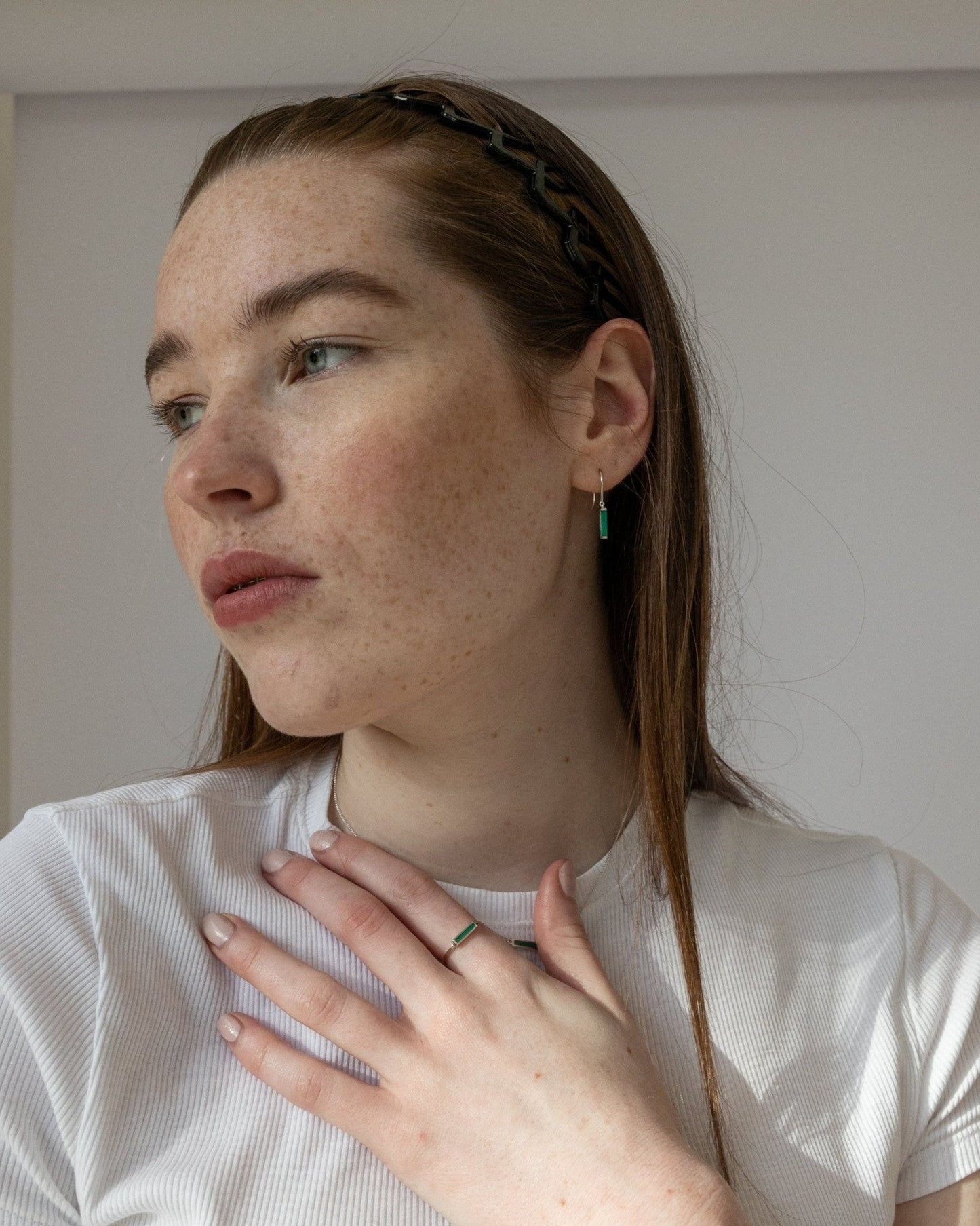 'Green Alchemy' Drop Earrings