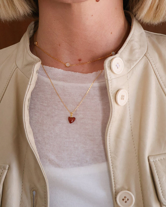 'Andie' Tiny Heart Charm Necklace