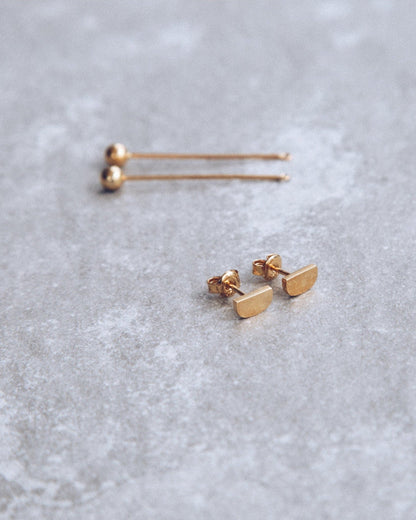 Mini-'D' Drop Earrings