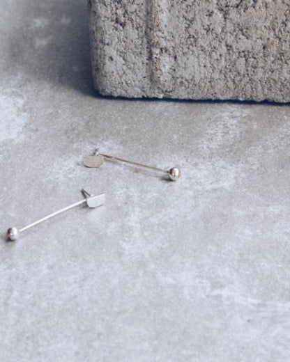 Mini-'D' Drop Earrings
