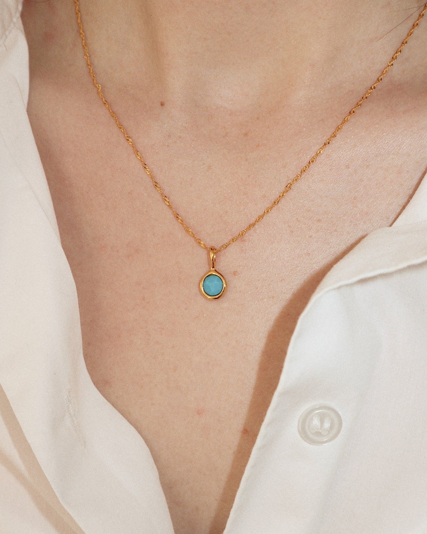 'Jörd' Birthstone Pendant Necklace