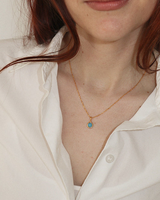 'Jörd' Birthstone Pendant Necklace