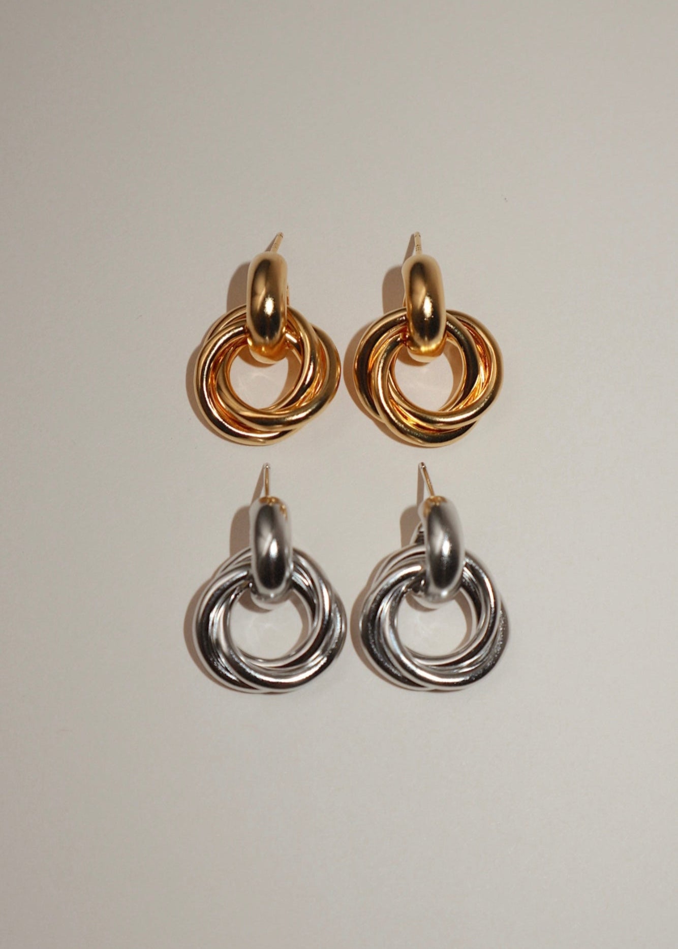 'Eliason' Interlocked Knot Earrings