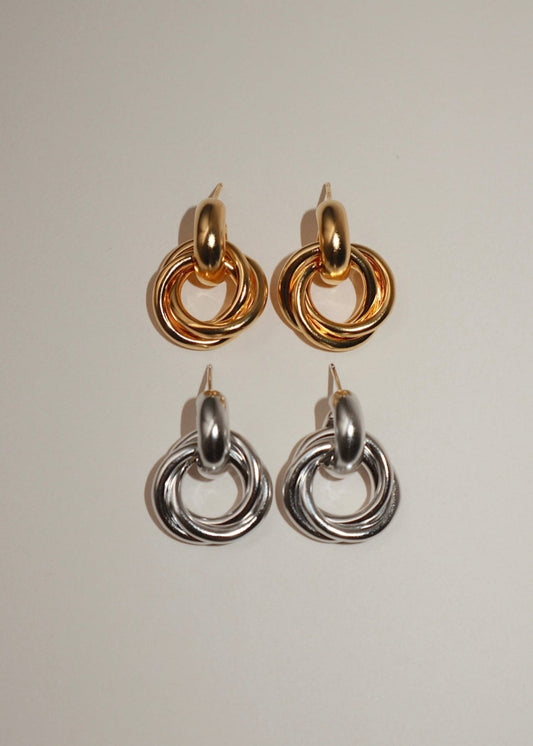'Eliason' Interlocked Knot Earrings