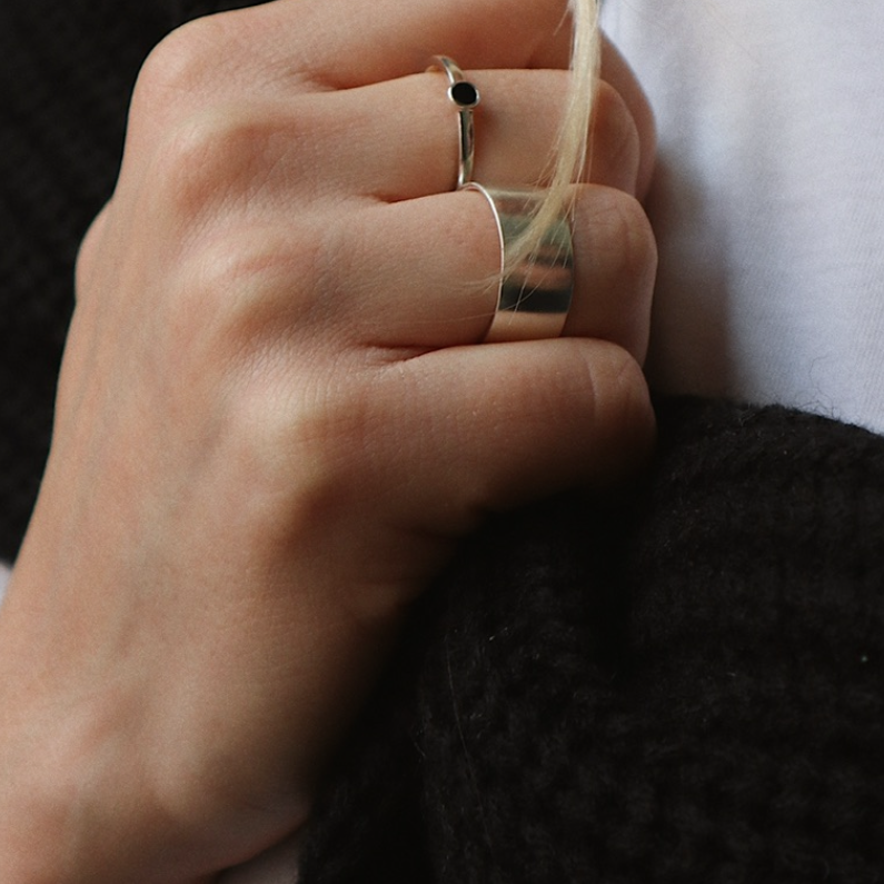 'Nova' Thick Cuff Ring