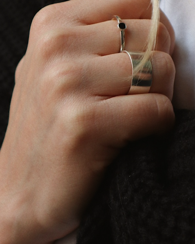 'Nova' Thick Cuff Ring