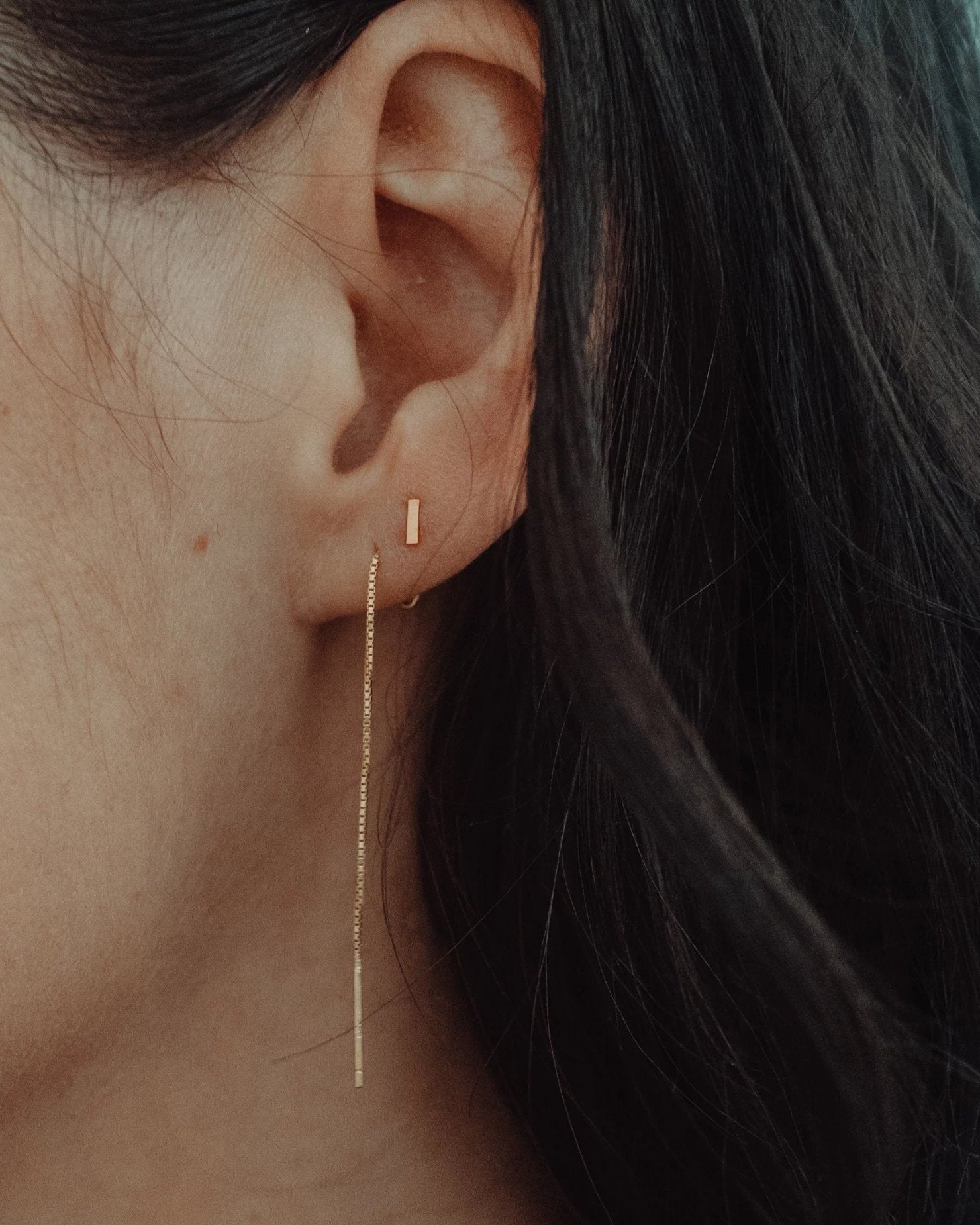 'Mia' Threads with Stud Earrings