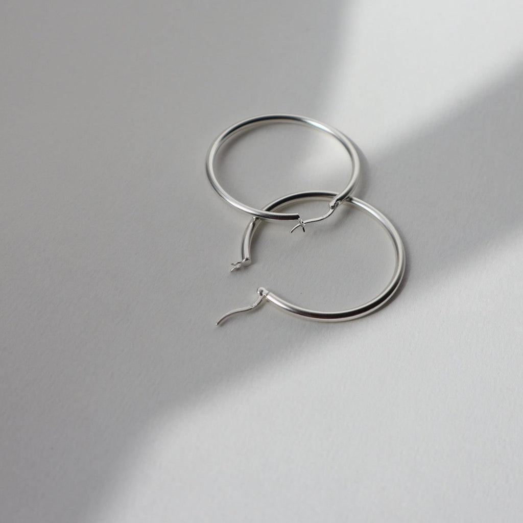 'Pamela' Pipe Hoop Earrings