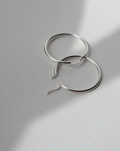 'Pamela' Pipe Hoop Earrings