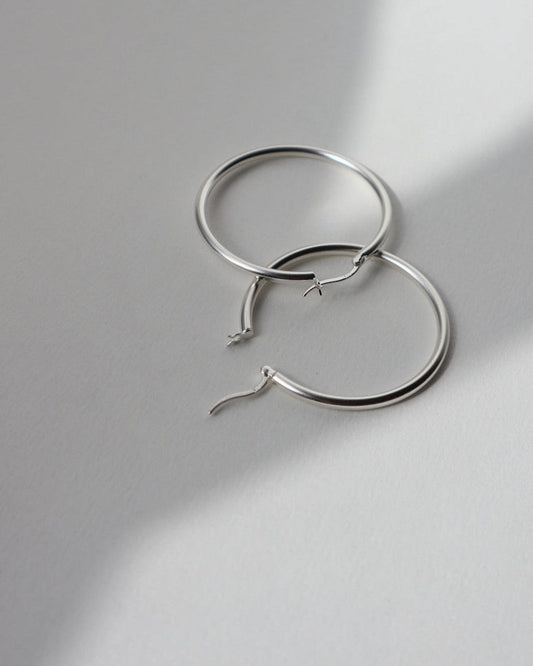 'Pamela' Pipe Hoop Earrings