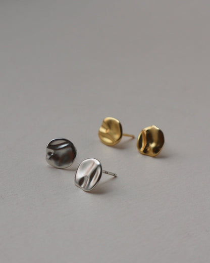 'Océane' Disc Earrings