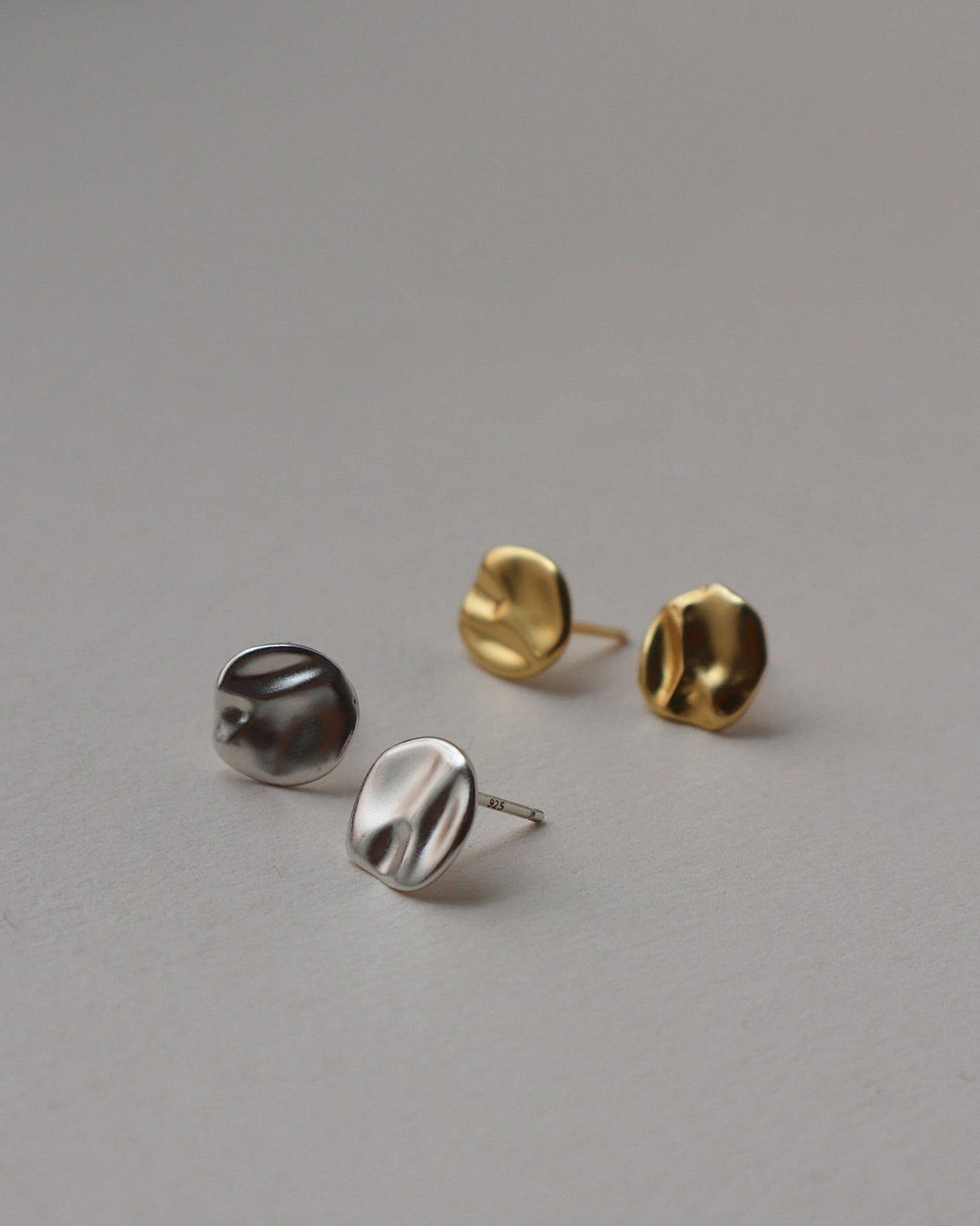 'Océane' Disc Earrings