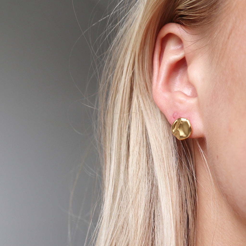 'Océane' Disc Earrings