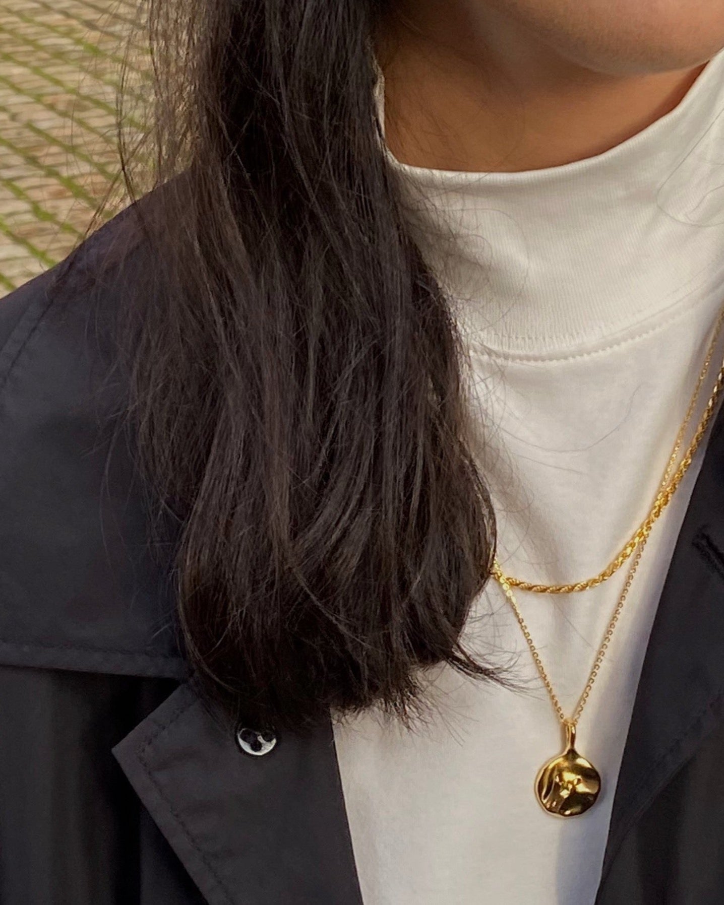 'Océane' Drip Pendant Necklace