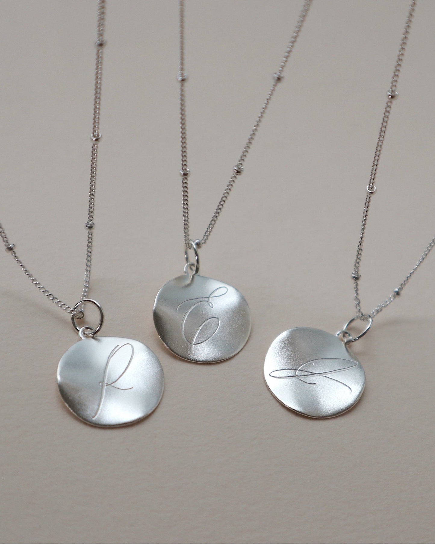 White 'Dreamer' Pendant Engraved Necklace