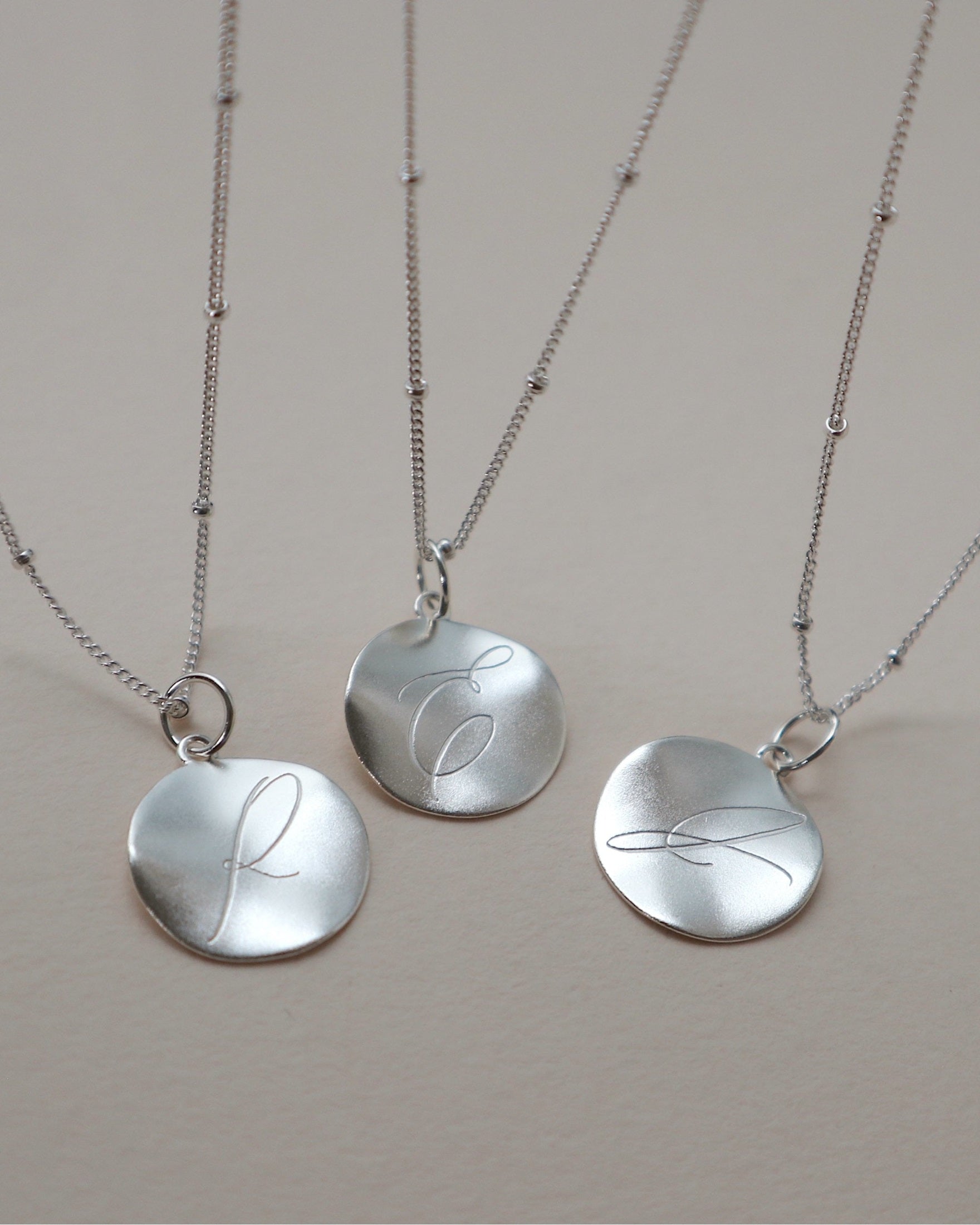 White 'Dreamer' Pendant Engraved Necklace