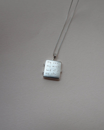 'My Sun, My Moon, and all of my Stars' Locket Necklace