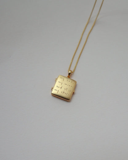 'My Sun, My Moon, and all of my Stars' Locket Necklace