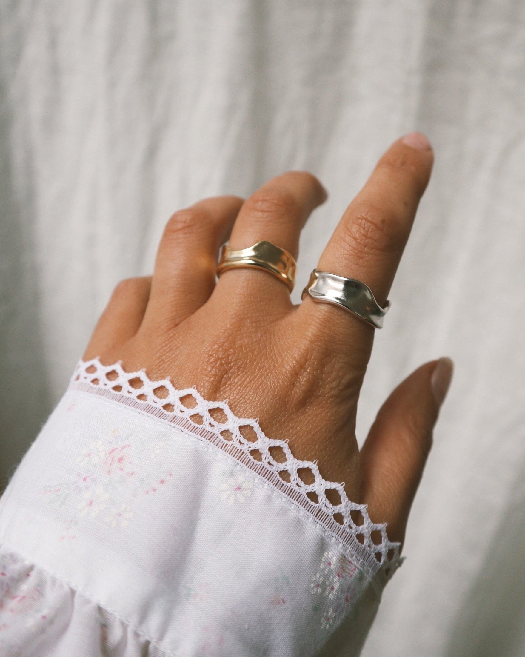 'Della' Drip Ring