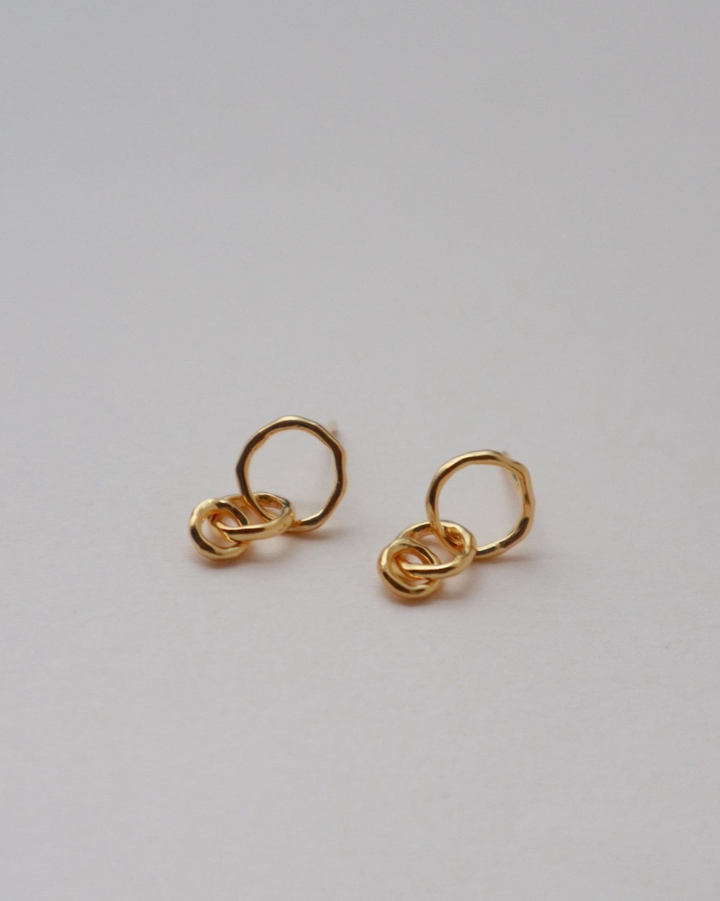 'Frieda' Interlocked Stud Earrings
