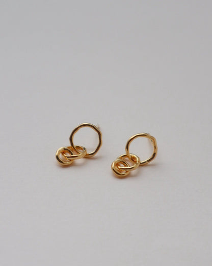 'Frieda' Interlocked Stud Earrings