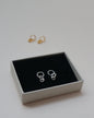 'Frieda' Interlocked Stud Earrings