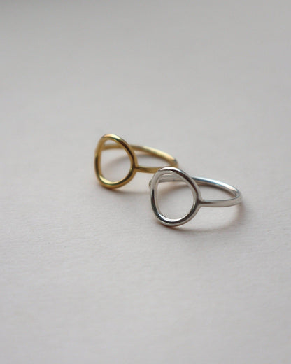'Oda' Open Circle Ring