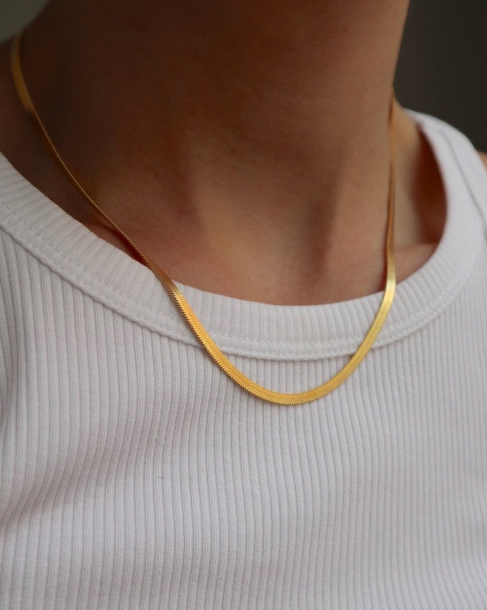 'Senna' Snake Chain Necklace