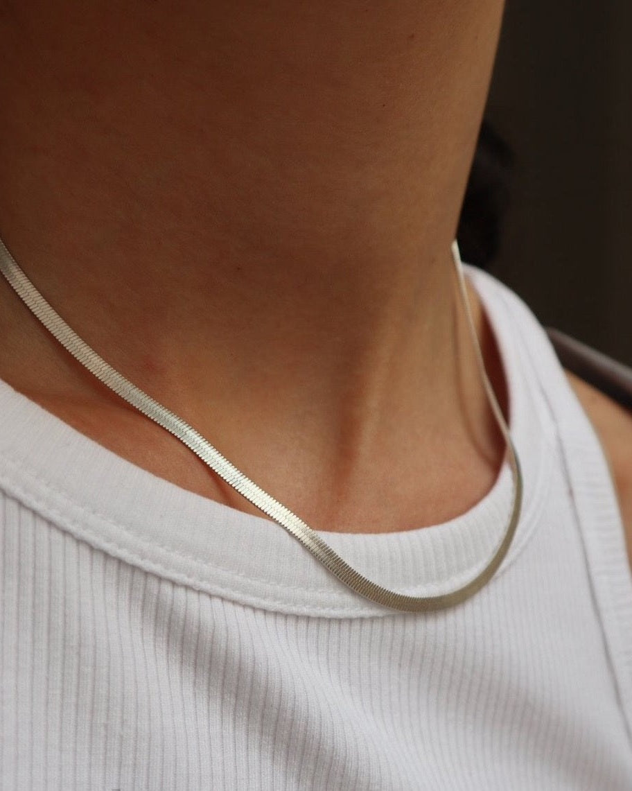 'Senna' Snake Chain Necklace