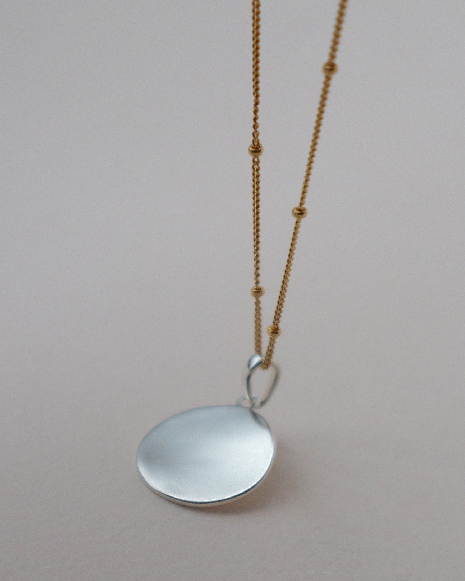 'New Moon' Open Circle Necklace