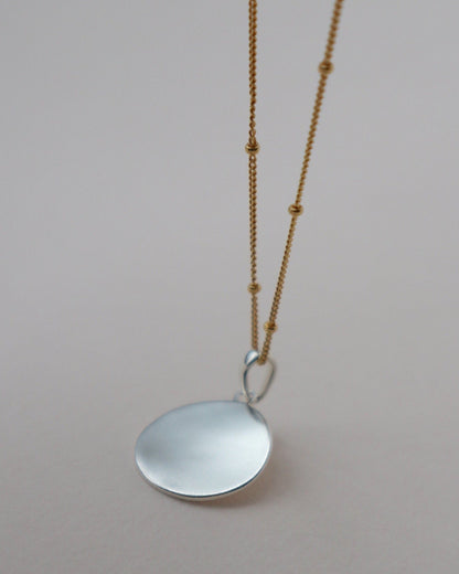 'New Moon' Open Circle Necklace