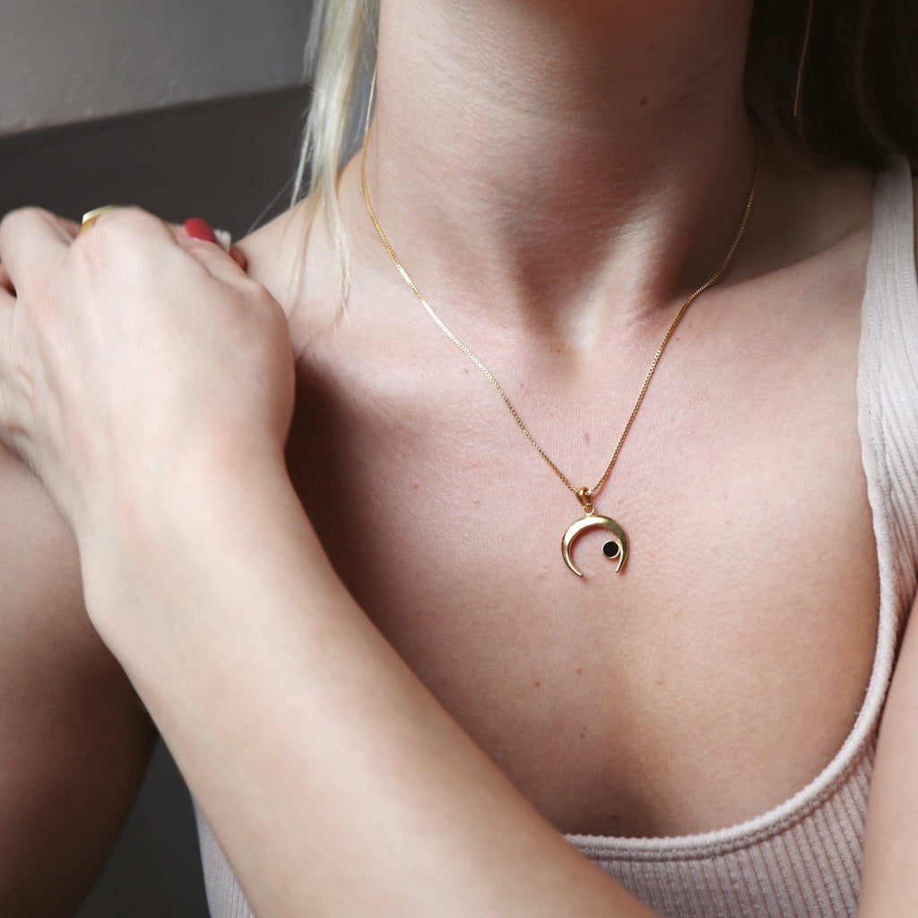 'Goddess' Moon Chain Necklace