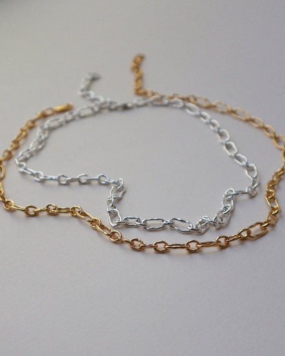 'Frieda' Molten Cable Chain