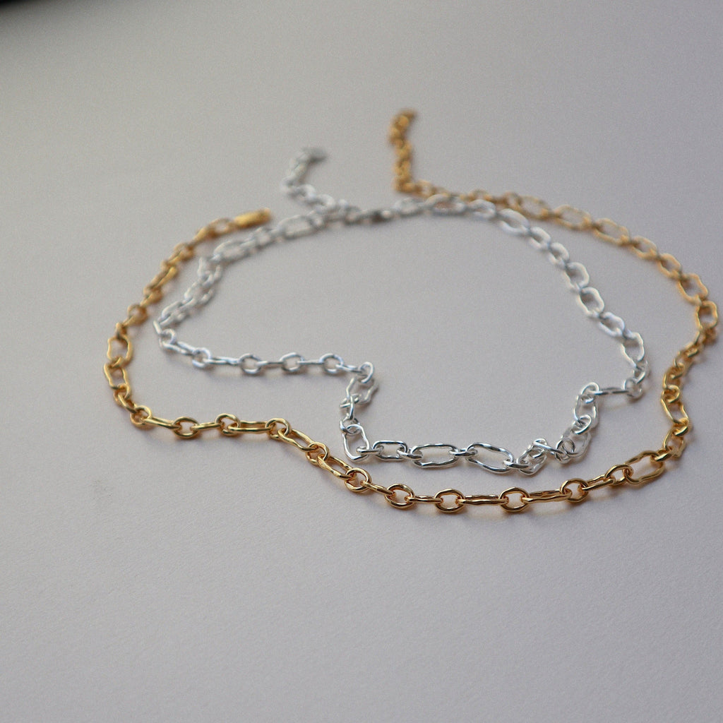 'Frieda' Molten Cable Chain