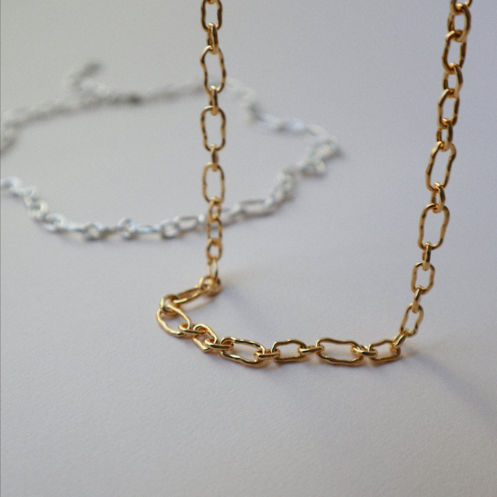 'Frieda' Molten Cable Chain