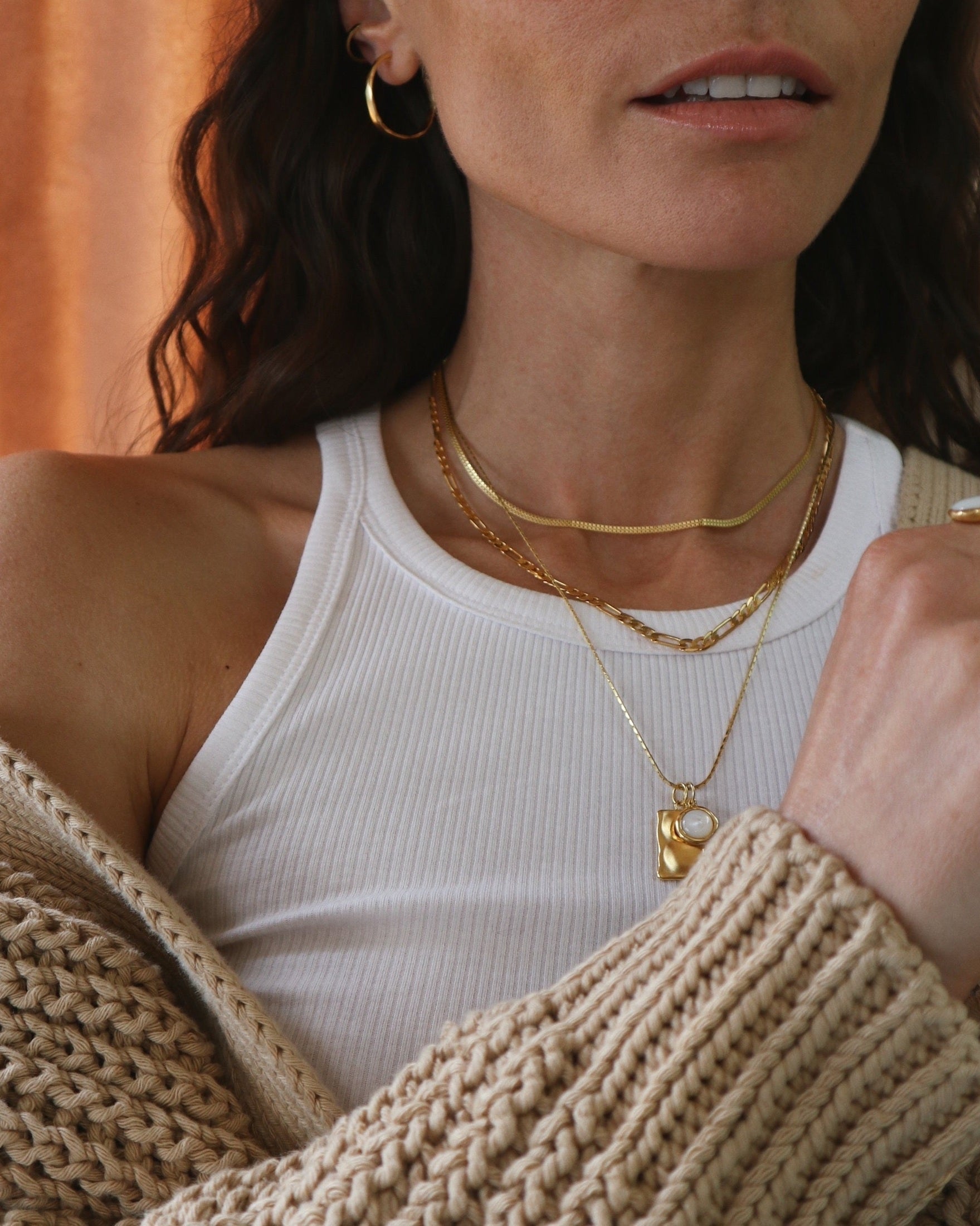 Double Box Choker Chain