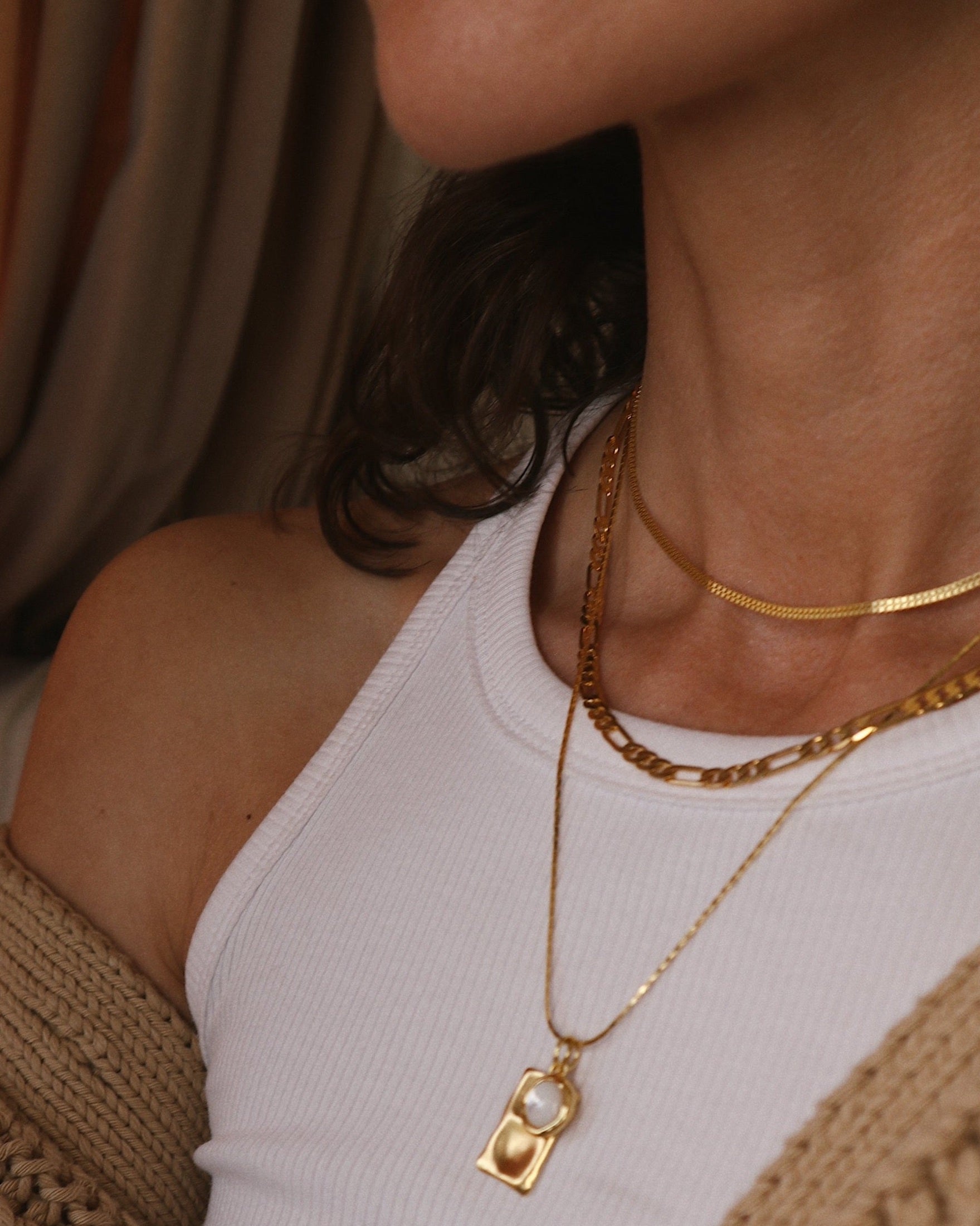 Double Box Choker Chain