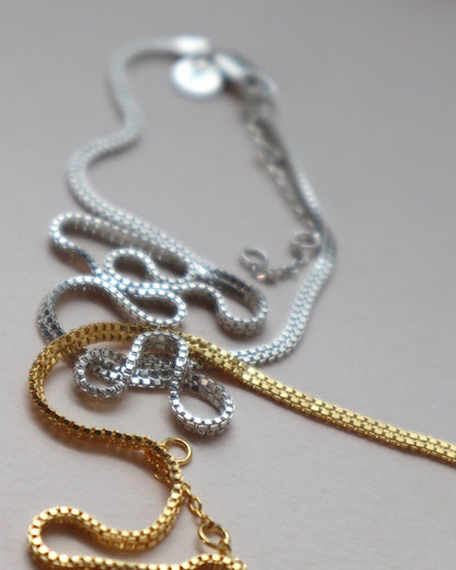 Double Box Choker Chain