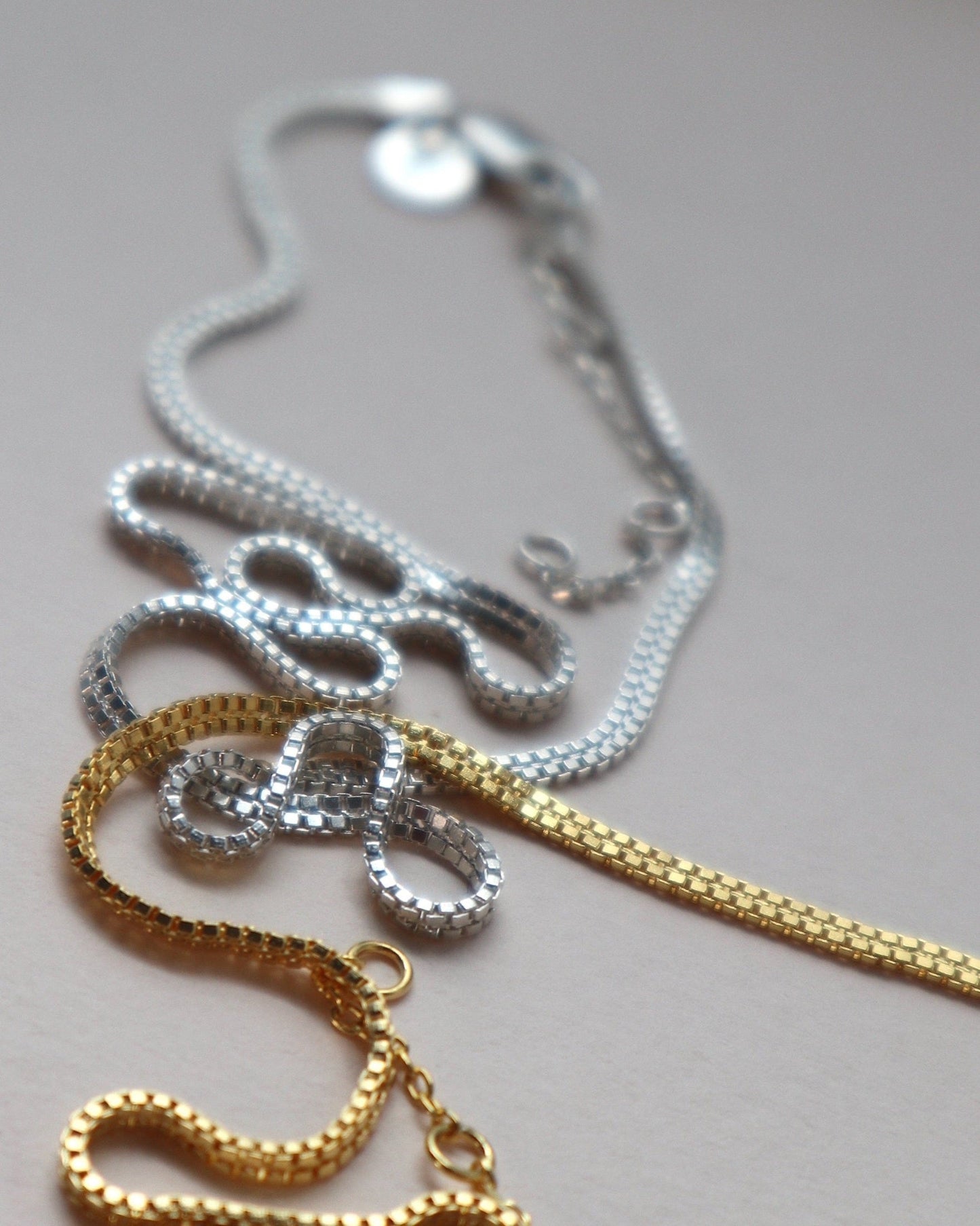 Double Box Choker Chain