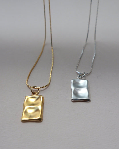 Liquid Name Tag Necklace