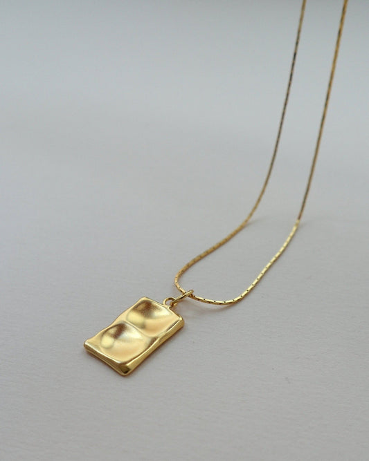 Liquid Name Tag Necklace