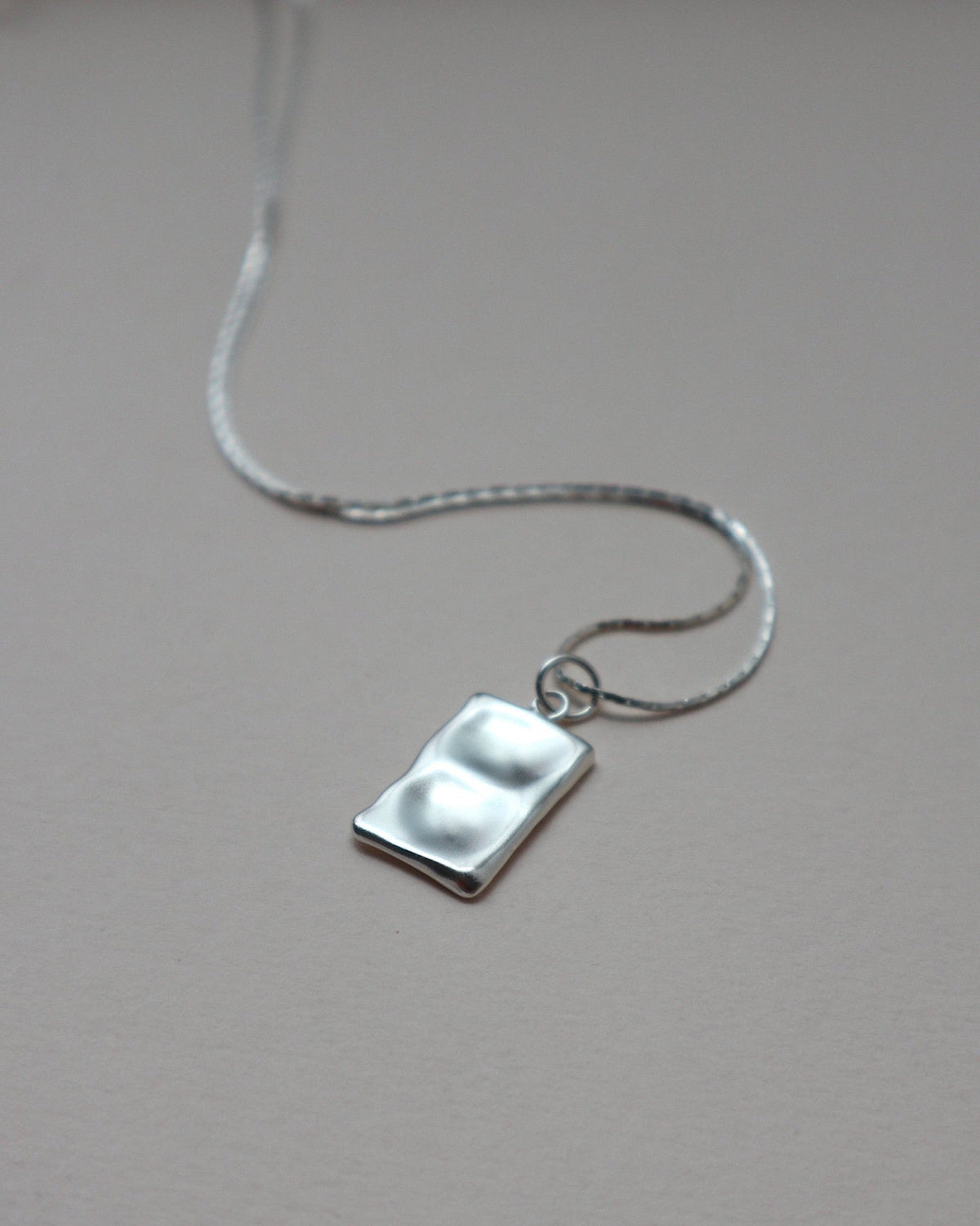 Liquid Name Tag Necklace