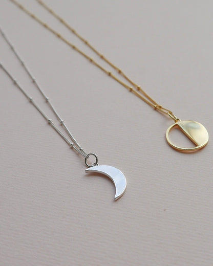 'Moon Sister' Pendant Necklace