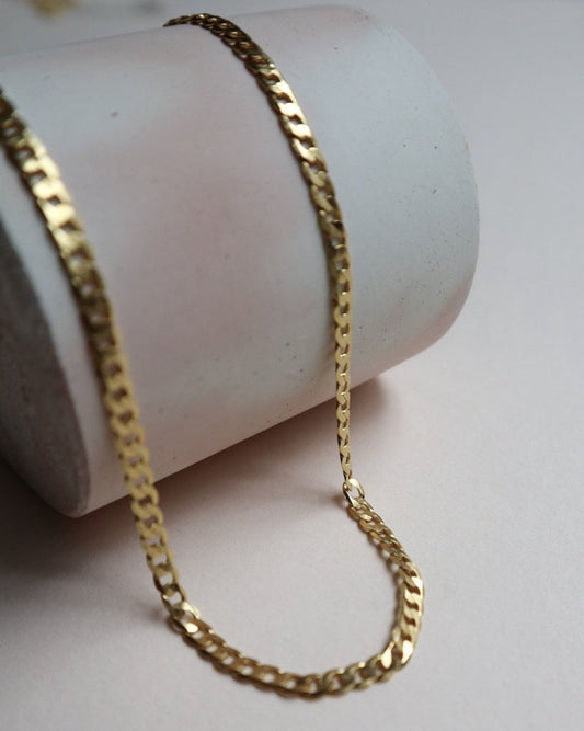 'Carrie' Curb Chain Necklace