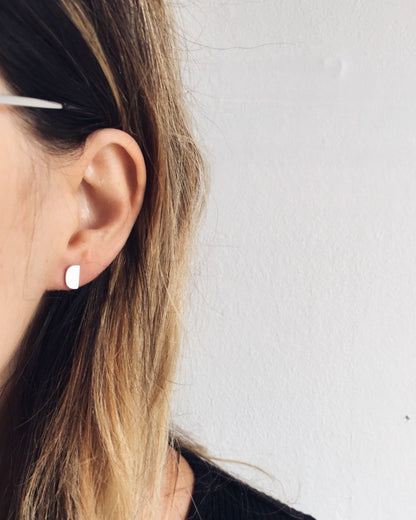 Mini-'D' Drop Earrings