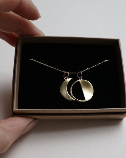'Moon Sister' Pendant Necklace