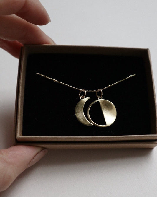'Moon Sister' Pendant Necklace