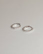 'Phoebe' Pavé Sleeper Huggies