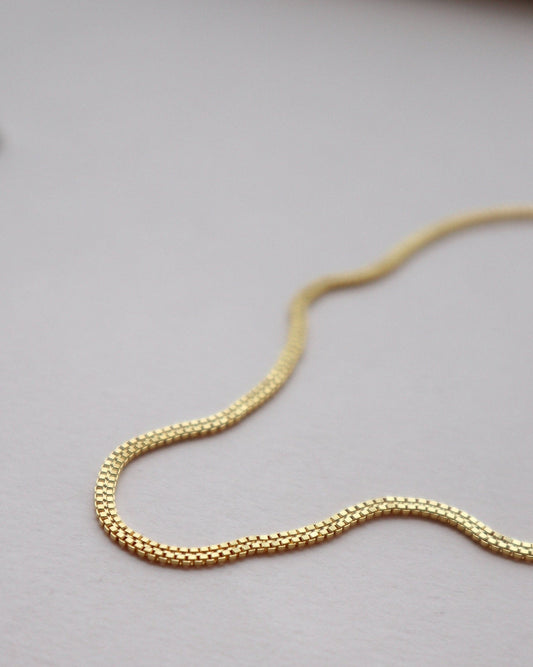 Double Box Choker Chain