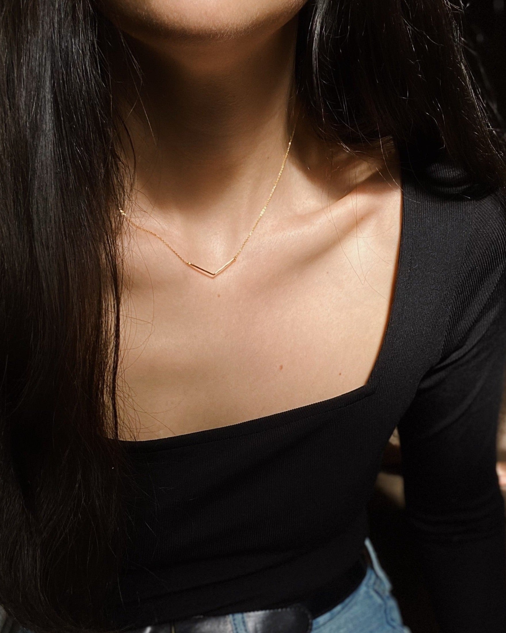 'Charlotte' Chevron Chain